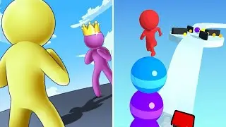 Giant Rush Vs Stack Rider🌀🌀🌀All Levels New Max Games Gameplay KL1S