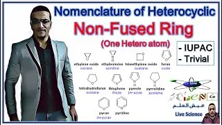 Nomenclature of Heterocyclic - Non Fused with One Heteroatom (IUPAC and Derived Name)