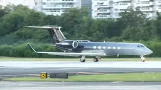 Gulfstream G450 - N888HE - Takeoff from Luis Munoz Marin