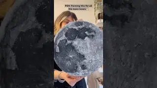 Moon painting tutorial🌙#painting #paintingtutorial #moon #moonpainting #texture #art #oilpainting