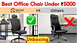 Best Office Chair SAVYA HOME Nucleus High Back Office Chair Ergonomic Chair with Adjustable headrest