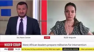 Dr Helena Ivanov Provides Analysis on Sky News Regarding Instability in Niger