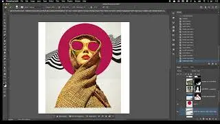 Breakdown of Collage Made with Basic Selection Tools and Masks