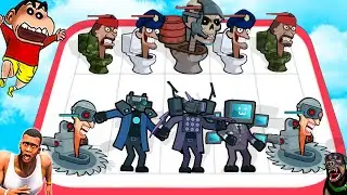 SHINCHAN Become HACKER & fight with TOILET MAN with SHINCHAN & CHOP Part #6 | DREAM SQUAD