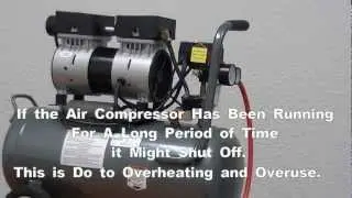 The air compressor is not turning on.