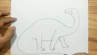 How to draw APATOSAURUS