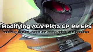 AGV Pista GP RR - Intercom Helmet Speaker Installation