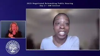 Negotiated Rulemaking Public Hearing Morning Session May 1, 2025