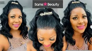 NO GLUE REQUIRED ||THE STYLIST HD LACE FRONT WIG KAYLA || FT SAMSBEAUTY.COM || BEAUTIEBYMARK