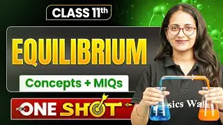 EQUILIBRIUM Full Chapter Covered | Class 11 Chemistry Chapter 7 | Bharti Ma'am