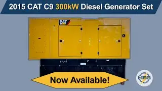 Product Overview | 2015 CAT C9 300kW Diesel Generator Set