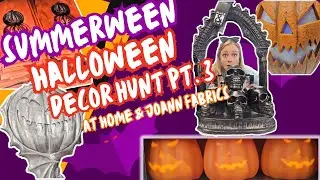 Summerween Halloween Decor Hunt Number 3 ~ June 2024 At Home & Joann Fabrics #codeorange #halloween