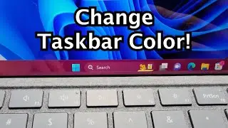 Как изменить цвет панели задач на ПК с Windows 11 или 10