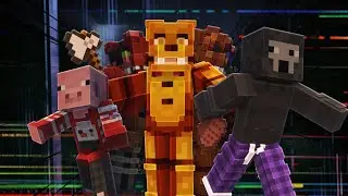 24 Stunden bei Freddy Fazbears &uuml;berleben mit Springbonnie - Minecraft City #8
