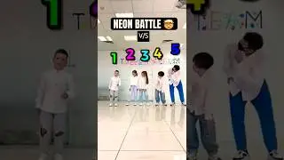 NEON BATTLE 🤯 !! #ytshorts #shorts #trendingshorts #danceshorts #dancebattle