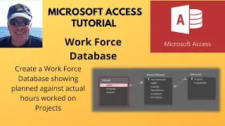 Создайте базу данных сотрудников в Microsoft Access. Планируйте ресурсы, контролируйте работу.