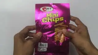 Unwrapping මිනි චිප්ස් 🍟Mini Chips Tomato Flavor