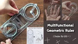 Multifunctional Geometric Ruler under Rs 150 | Trending Stationery Product | #backtoschool #trending