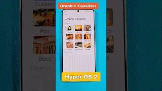 Графический эквалайзер звука - Hyper OS 2