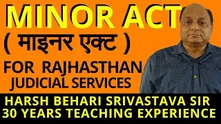 RJS VACANCY 2021 |  How to prepare for MINOR  ACT | Study Materials | Tips & Tricks