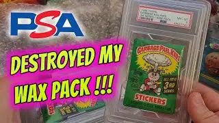 PSA Destroyed My Wax Pack! PSA Wax Pack Grading 101 😎