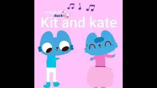 kit and kate the frog doesn't wash his feet song