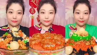 ASMR Chinese Food Eating Show | Traditional Street Food Mukbang #166