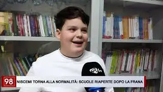 NISCEMI TORNA ALLA NORMALITÀ  SCUOLE RIAPERTE DOPO LA FRANA