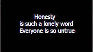Beyonce   Honesty Lyrics