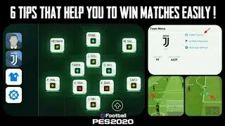 6 New Tips That Help You To Win Every Match Easily In Pes 2020 Mobile