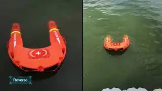 Intelligent Emergency Remote Control Lifebuoy Water Rescue Robot R2