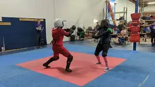 Swordsquatch 2024 WNBT Steel Longsword Quarterfinals Round 1 - Iris Garcia vs Steph Brown