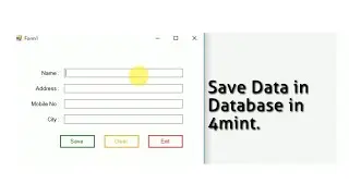 How to Save Data in Database using Windows Application C#