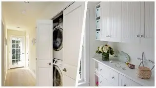 75 Light Wood Floor And Brown Floor Laundry Room Design Ideas You'll Love ⭐️