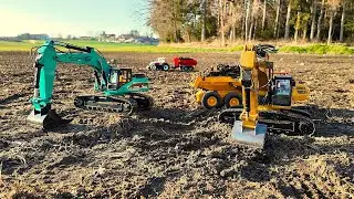 Erdtransport XL! Unsere RC-Maschinen im Einsatz