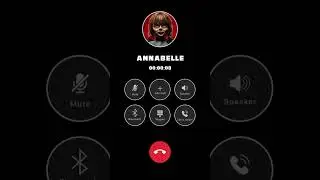 scary annabelle call 🤙🤙 #shortsvideo #annabelle doll  call 🤙