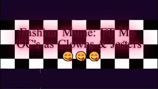 fashion meme//concerningly late Halloween special//OC//