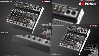 Mixer Audio dBvoice&reg; 402-RV dan 602-RV
