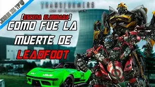 Como fue la Muert3 de Leadfoot, Bumblebee estuvo con el !