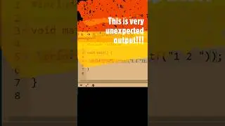 Unexpected output 