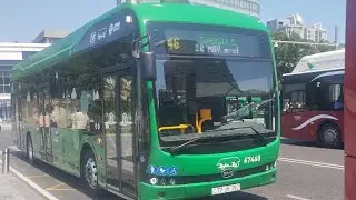 Bakı 46 nömrəli elektrik avtobus. Səfər(28 may m/st ⏩ Günəşli q.).