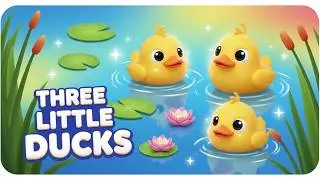 Three Little Ducks | Counting & Fun Song for Kids