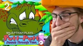 THIS GAME IS CREEPY! MrJepthah Plays... Putt Putt Travels Through Time - Episode 2