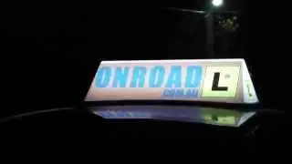 LED Magnetic Roof Sign for Driving School & Pizza Industry