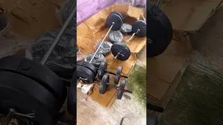 Star X 50 kg PVC WITH 3FT CURL AND 5FT STRAIGHT ROD AND ACCESSORIES Home GymCombo #gym #gymsetup