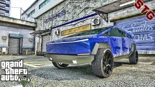 GTA 5 REAL LIFE MOD #713 - LET'S GO TO WORK!!!(GTA 5 REAL LIFE MODS) TESLA CYBERTRUCK