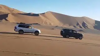 Car Towing In The Desert