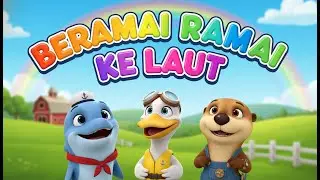 BERAMAI RAMAI KE LAUT (Nenek Moyangku Seorang Pelaut) 🌊 Video Animasi | Covered by PazaKids Channel