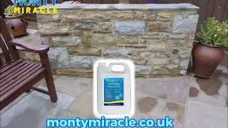 Cleaning your outside space is quick and easy with Monty Miracle Outdoor Cleaner !!!