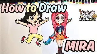 HOW To Draw MIRA from Kpop demon hunters💗| Easy Drawing for Kids